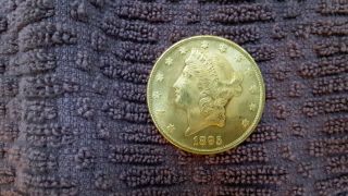 1895 Liberty Head Gold Double Eagle $20 Gold Coin