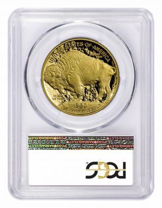 2019 W 1oz American Gold Buffalo PF $50 PCGS PR70 DCAM FDI Flag Label SKU57815 2