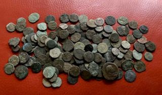 Ancient Unreserched Roman Coins Total 185