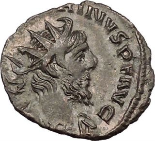 Victorinus 269ad Very Rare Silvered Ancient Roman Coin Forethought Cult I39015