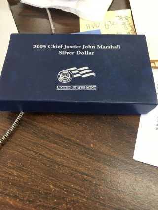 2005 Chief Justice John Marshall Silver Dollar