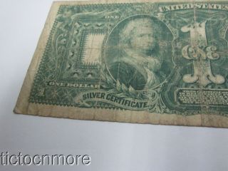 US 1896 $1 ONE DOLLAR SILVER CERTIFICATE EDUCATIONAL NOTE LARGE SIZE 11