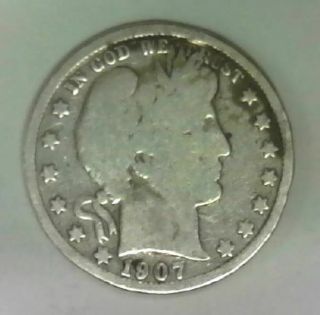 Early Year 1907 S Barber Half Buy It Now