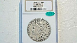 1889 - Cc $1 Ngc Vf35 Cac Morgan Silver Dollar (best Cac Price On Ebay 4/19/19)