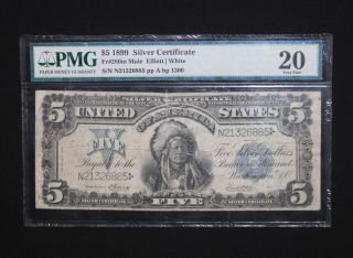 West Point Coins 1899 $5 Large Silver Certificate Fr 280M Mule Elliott - White 2