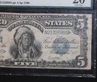 West Point Coins 1899 $5 Large Silver Certificate Fr 280M Mule Elliott - White 4