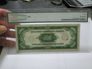 1934 US $500 CHICAGO FEDERAL RESERVE NOTE IN PMG VF30 VERY FINE 2