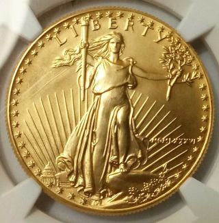 Ngc Ms 69 1986 American Gold Eagle 1 Oz $50