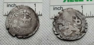 Rare Coin Bohemian Silver Prague Groschen (1378 - 1419) - Wentzlava Tercia 108