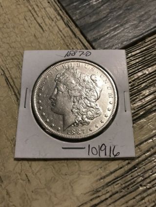 Estate Rare 1887 - O Morgan Silver Dollar Key Date Vf Quality