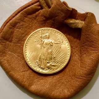 1908 No Motto Gold Saint Gaudens $20 Double Eagle -