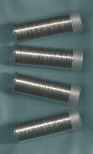 1965 P Jefferson Nickel Bu Rolls (160) Coins Total