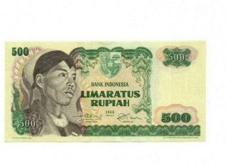 Bank Of Indonesia 500 Rupiah 1968 Xf