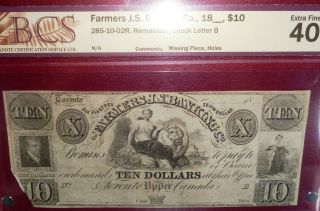 Farmers J S Banking Co Upper Canada 1830 