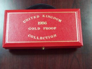 1986 United Kingdom Gold Proof 3 Coin Set 3