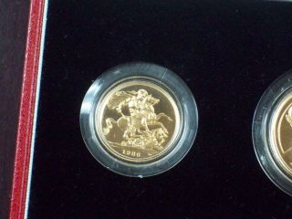 1986 United Kingdom Gold Proof 3 Coin Set 7