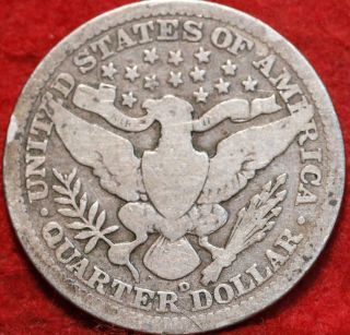 1906 - D Denver Silver Barber Quarter 2