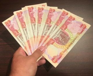 1 Million Iraqi Dinar Uncirculated 1,  000,  000 / 40 25,  000 Note Iqd