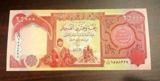 1 Million Iraqi Dinar Uncirculated 1,  000,  000 / 40 25,  000 Note IQD 5
