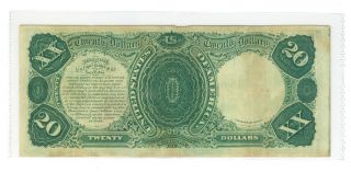 1880 $20 United States Note Fr 147m ULTRA RARE MULE,  Low Serial Number 2