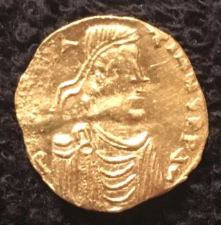 Byzantine Gold Coin Tremissis Constantine Iv Pogonatus 668 - 685 1.  5 Grams