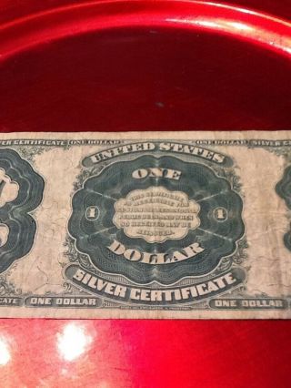 1891 Martha Washington 1$ Silver Certificate,  LARGE note,  Small Red Seal, 10