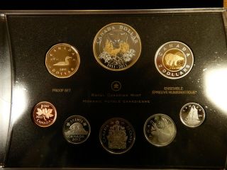 2011 Canadian Double Dollar Proof Set 100th Anniversary Of Parks