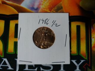 1986 $25 Gold American Eagle 1/2 Ounce