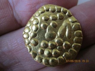 Sweden 1167 Ad Pfenning Brakteaten Bracteaten Gold,  Ago19