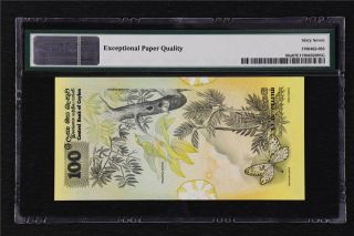 1979 Sri Lanka Central Bank 100 Rupees Pick 88a PMG 67 EPQ Gem UNC 2