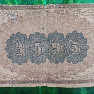 US 1886 $5 National Currency National Bank of Shreveport Bill/Banknote Charter 7