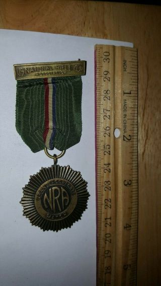 1930 Named Medal Nra National Rifle Association Grand Aggregate Match Hf Garcia