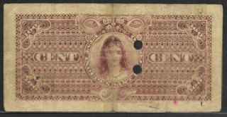 Congo State 1896 100 Francs p2a VG 2