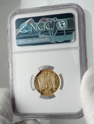 1814 ITALY Italian KINGDOM of NAPOLEON BONAPARTE Gold 20 Lire Coin NGC i79886 4
