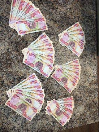 25,  000 Circulated Iraqi Dinar (55x25,  000) Total= $1,  375,  000 Iraqi Dinar 3