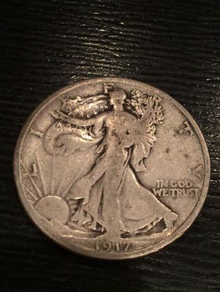 1917 Walking Liberty Half Dollar Vg
