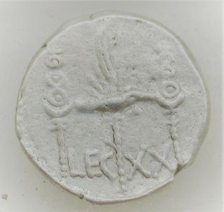 Ancient Roman Silver Denarius Mark Antony Legionary Denarius