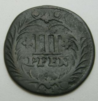 Hamm (german City) 3 Pfennig 1732 - Copper - 85