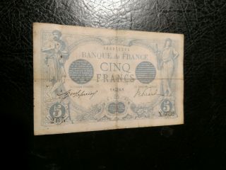 France Banknote 5 Francs 1915