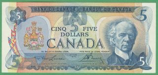 1979 Bank Of Canada $5 Dollar Note - Lawson/bouey - 30028554002 - Au