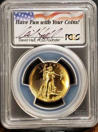 2009 Ultra High Relief Gold Double Eagle MS70 PL PCGS DAVID HALL (POP 30) WOW 2