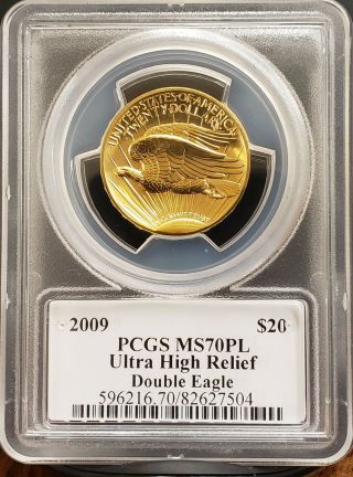 2009 Ultra High Relief Gold Double Eagle MS70 PL PCGS DAVID HALL (POP 30) WOW 6