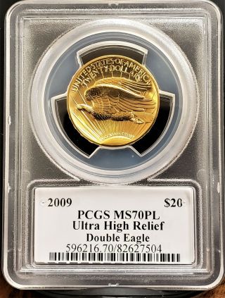 2009 Ultra High Relief Gold Double Eagle MS70 PL PCGS DAVID HALL (POP 30) WOW 7