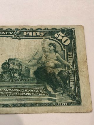 National City Bank of Cleveland OH $50 1902 National Currency Banknote VERY RARE 8