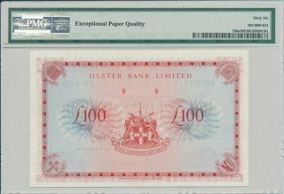 Ulster Bank Ltd.  Ireland - Northern 100 Pounds 1977 PMG 66EPQ 2