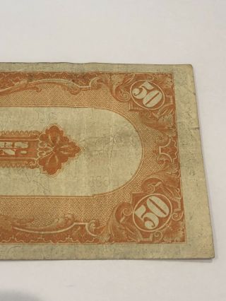 1922 $50 Dollar Gold Certificate B688260 Speelman/White 8