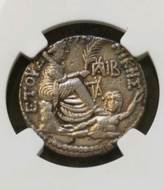 Syria,  Antioch Augustus Tetradrachm Ngc Choice Vf Ancient Silver Coin