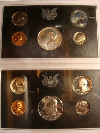 1969 & 1970 Silver Proof Set Pair