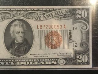 FR.  2305 1934 - A $20 TWENTY DOLLARS 