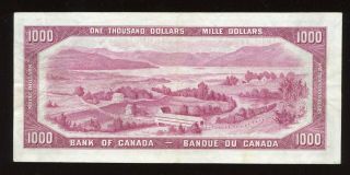 1954 Bank of Canada $1000 Devil ' s Face Banknote - S/N: 0003142 2